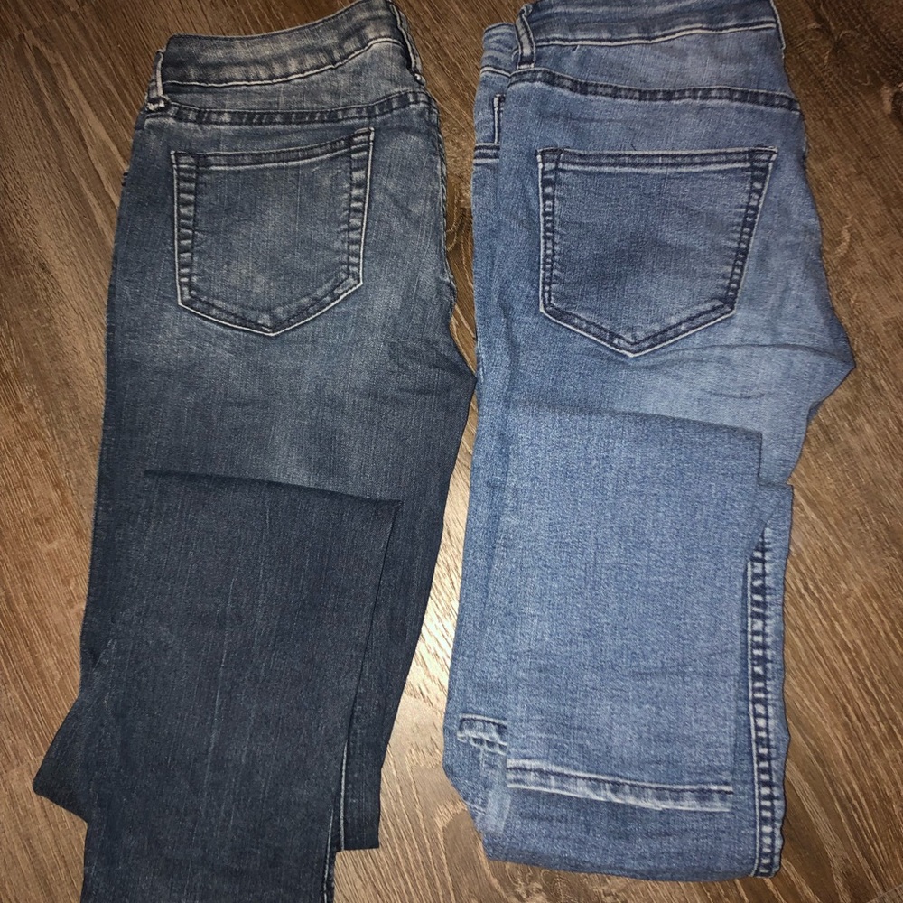 Two pair of jeans. Size h&m 4 and size 1